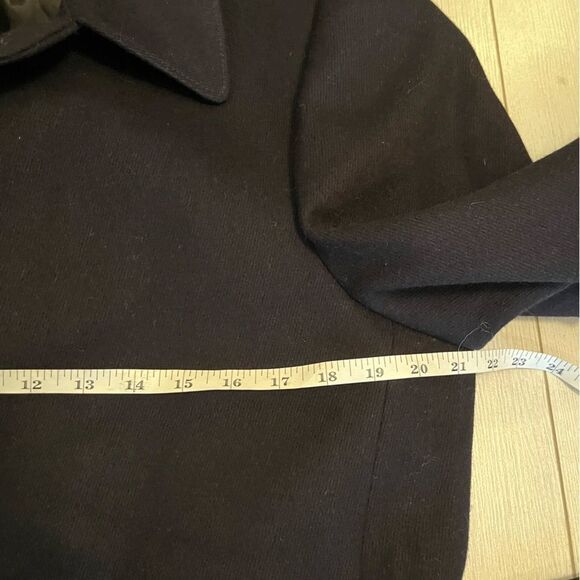 Vintage Pierre Balmain navy wool military coat - Picture 11 of 13